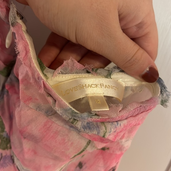 Love Shack Fancy Donovan halter gown, size 12 - Picture 5 of 5